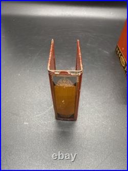 Antique French Metal Stamp Souvenir Box Vive La France Au Panier Fleuri