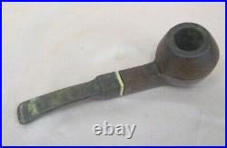 Antique French Tobacco Pipe Wood & Vulcanite Rare