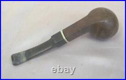 Antique French Tobacco Pipe Wood & Vulcanite Rare