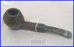 Antique French Tobacco Pipe Wood & Vulcanite Rare