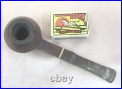 Antique French Tobacco Pipe Wood & Vulcanite Rare