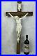 Antique-French-XL-church-wood-carved-chalkware-Crucifix-religious-01-jfvi