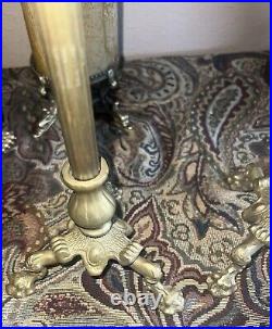 Antique French bronze candlestick