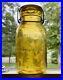 Antique-Fruit-Jar-Rare-Pale-Yellow-Trademark-Lightning-Quart-American-c-1880s-01-qi