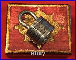 Antique G&p Victorian/civil War Era (5#) Combination (9-7-1-5-0)