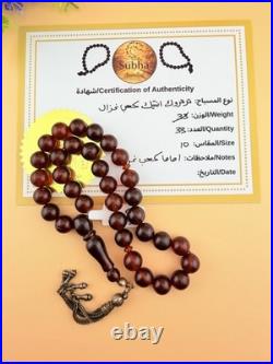 Antique German Bekalite 33-bead Muslim Rosary Tesbih