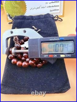 Antique German Bekalite 33-bead Muslim Rosary Tesbih