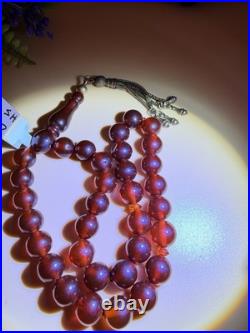 Antique German Bekalite 33-bead Muslim Rosary Tesbih