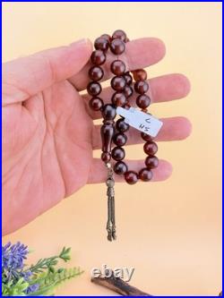 Antique German Bekalite 33-bead Muslim Rosary Tesbih