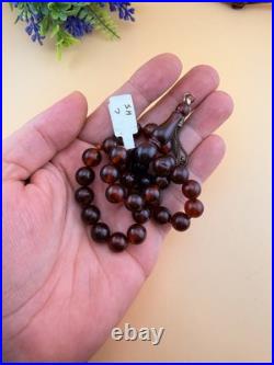 Antique German Bekalite 33-bead Muslim Rosary Tesbih