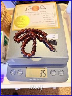 Antique German Bekalite 33-bead Muslim Rosary Tesbih