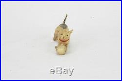 Antique German Cotton Batting Cat with Ball Christmas Ornament ca1910
