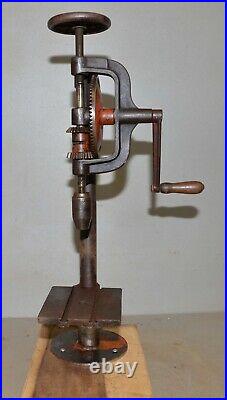Antique Goodell-Pratt Bench mount drill press collectible machinist shop tool
