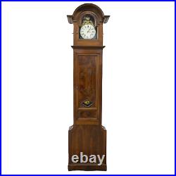 Antique Grandfather Clock, Standing French Walnut, Long Case, 1800s, Gorgeous