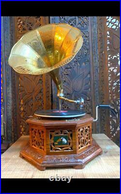 Antique HMV Gramophone, Vintage His Master Voice Record Players