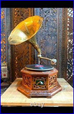 Antique HMV Gramophone, Vintage His Master Voice Record Players