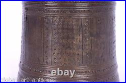 Antique Hand Big Size Hand Crafted Brass Holy Water Pot Panchpatra. G53-158