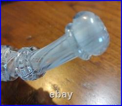 Antique Hand Blown Glass Loop Powderhorn, Pittsburgh Or South Jersey