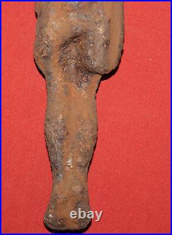 Antique Hand Made Heavy Iron Crucifixion Jesus Christ