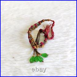 Antique Handmade Clothed Tribal Rosary Jewelry Decorative Old Collectible J187