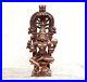 Antique-Handmade-Copper-Kolhapur-Lakshmi-Idol-Statue-Rich-Patina-Collectible-01-fbs