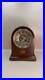 Antique-Hanley-Mantel-Clock-Brass-Dial-Gong-Strike-Runs-Needs-Service-01-rfun