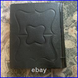 Antique Holy Bible Black Pictorian Family Bible Hard Cover
