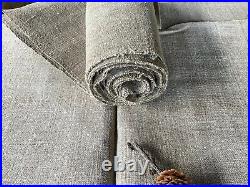 Antique Homespun Nettle Fabric Handwoven Textile Grain Sack Roll 5 yards A80