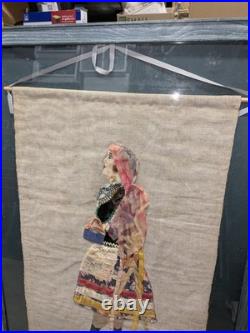 Antique Hungarian Transylvanian Framed Traditional Dress Attire Wall Art