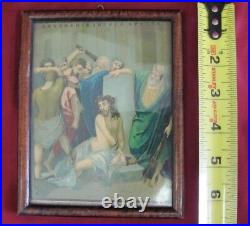 Antique Imperial Russia Christian Chromolithography Icon