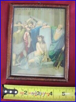 Antique Imperial Russia Christian Chromolithography Icon