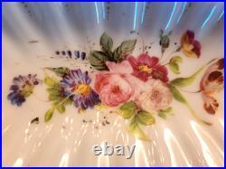 Antique Ink Well Porcelain in Floral Motif