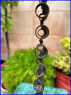 Antique Iron Hand Forged Military Soldier Used Bullet Belt Empty For Collection