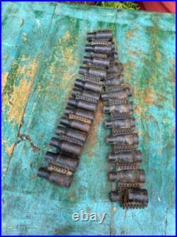 Antique Iron Hand Forged Military Soldier Used Bullet Belt Empty For Collection