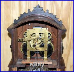 Antique Ithaca 3 1/2 Parlor Double Dial Calendar CLock. C 1880's