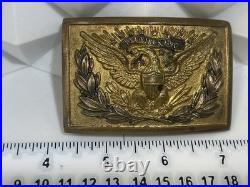 Antique J. R. Gaunt England US Army Officer M1851 Sword Belt Plate Buckle England