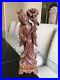 Antique-Japanese-Female-Buddha-Hand-Carved-Wood-Statue-Vintages-Rare-01-wy