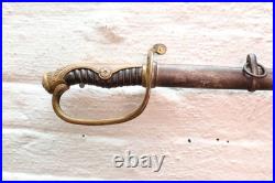Antique Japanese Officer Dress Sword WWII WW2 Saber w Sheath Vintage 37.75