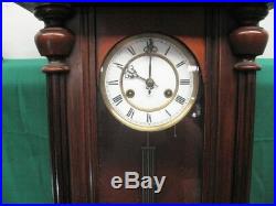 Antique Junghans Vienna Regulator Clock with Carved Head 32 Serviced