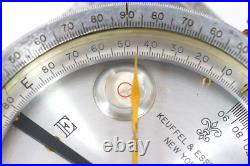 Antique Keuffel & Esser Compass Navigation Surveying Forest Service Compass