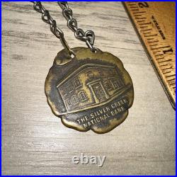 Antique Keychain Silver Creek National Bank Silver Creek N. Y. If Keys are Found