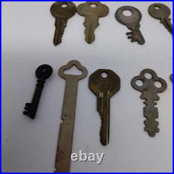 Antique Keys Set of 11, Vintage Metal Design, Used, Home Decor Collection