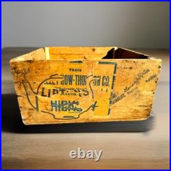 Antique LIPTONS TEA THOMAS J. LIPTON WOOD BOX PACKING CRATE Duluth MN Rare