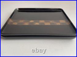 Antique Lacquer Makie Corner Bon Inscribed Painted 23cm Used Collection