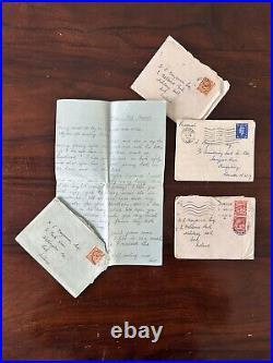 Antique Large Collection of Love Letters Correspondents H. S. Benjamin most 1921