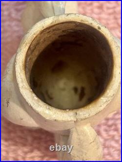 Antique Late 19th-Century Claw-Carved Meerschaum Pipe