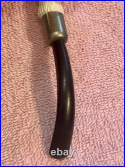 Antique Late 19th-Century Claw-Carved Meerschaum Pipe