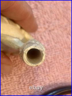 Antique Late 19th-Century Claw-Carved Meerschaum Pipe