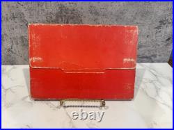 Antique Lithograph Set Of 6 Steam Engine Firetruck Vibrant Artwork Historical