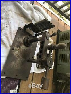 Antique Machinist Tap Tool Crank Tap And Die Precision Tapping Table Mountable